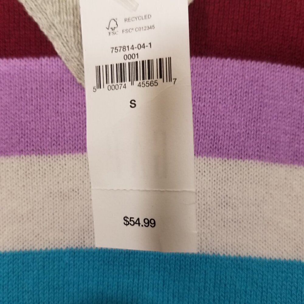 NWT GAP Multicolor Striped Sweater Size S - Picture 7 of 8